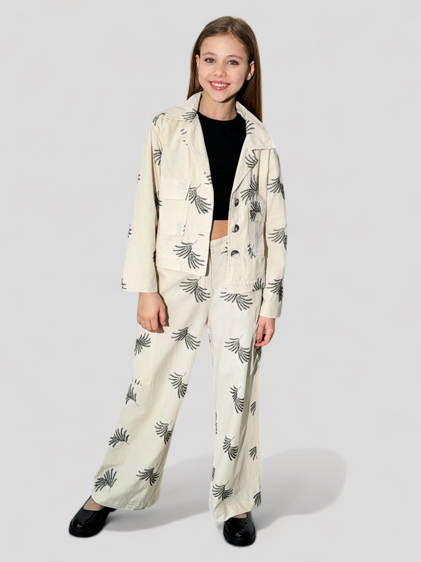 Сорочка повсякденна EVIE модель Beige-3464-1 Фото