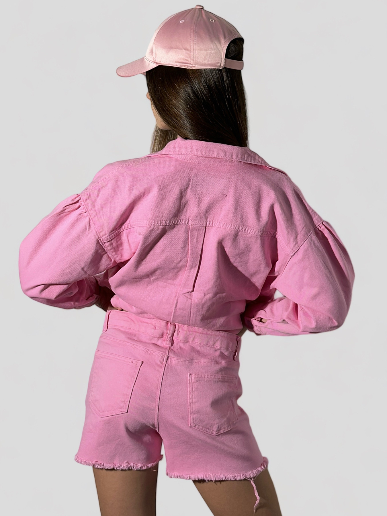 Шорты джинсовые EVIE модель Rose-3464-2 Фото