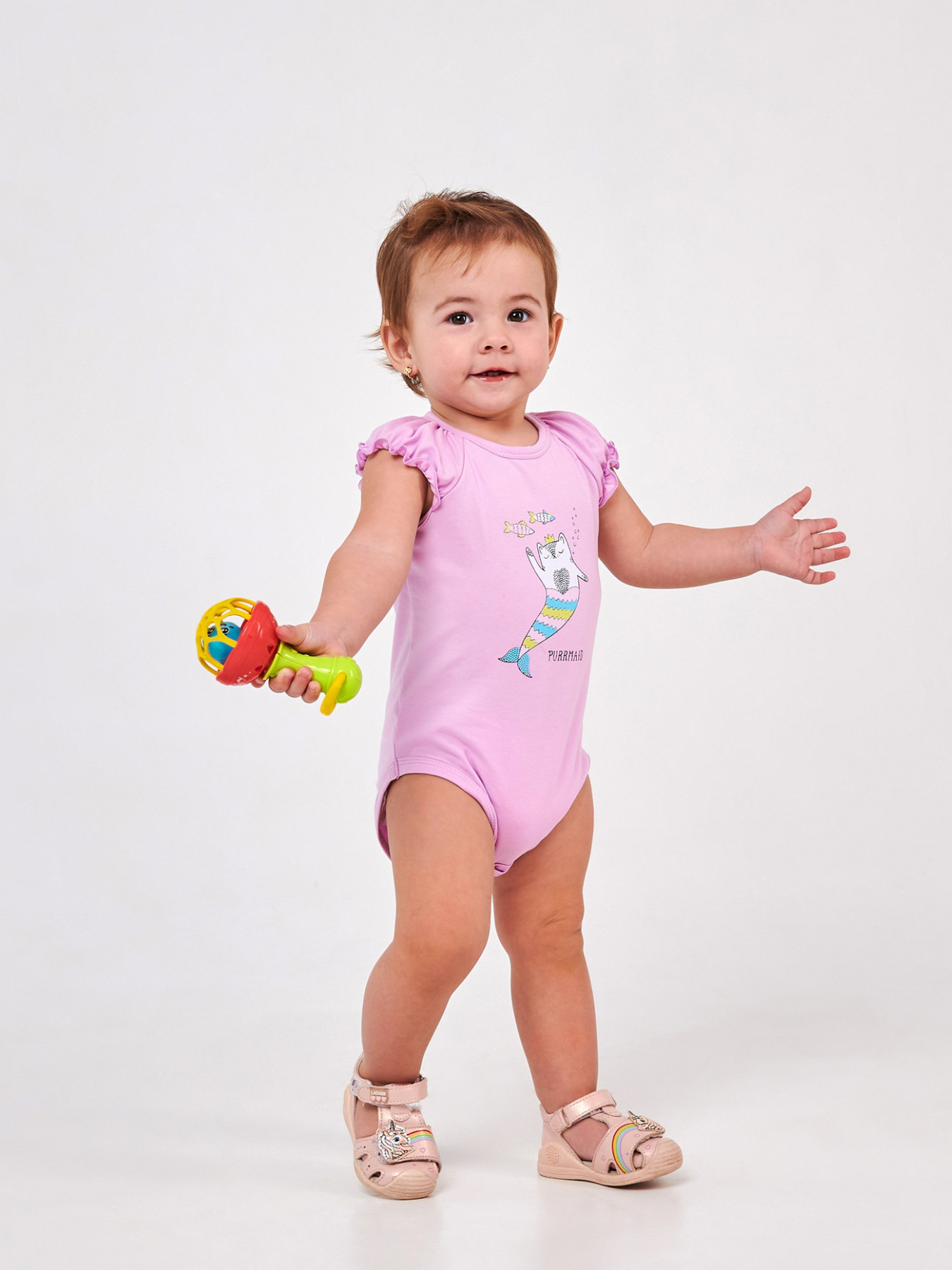 Боді для немовлят SMIL модель smil_121073-lilovyj Фото