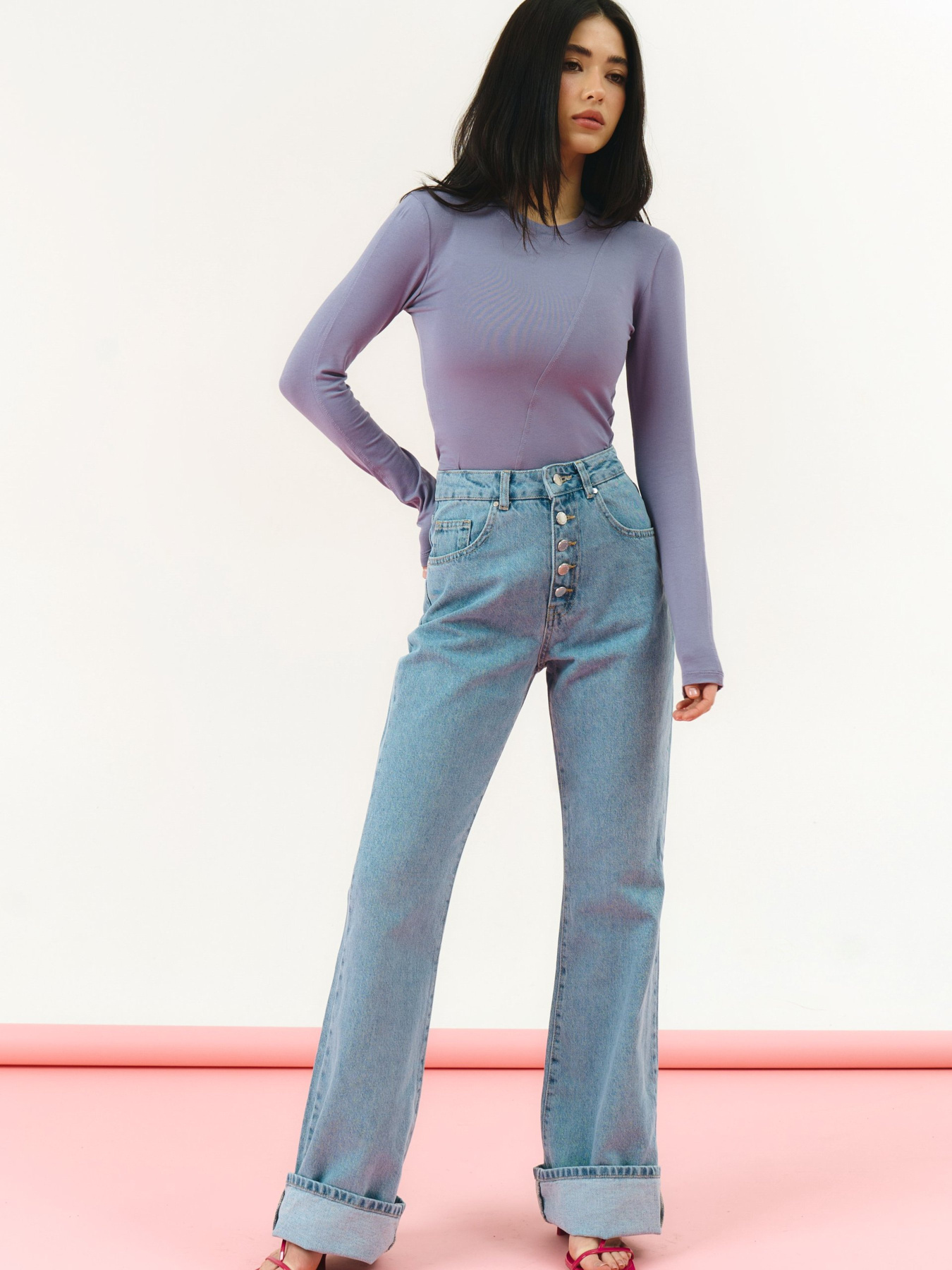 Джинси кльош Gepur модель 46378 Фото