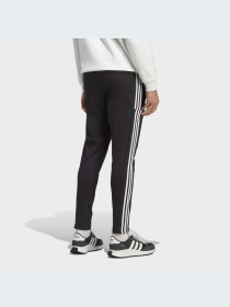 Брюки повседневные Adidas Essentials Single Jersey Tapered Open Hem 3-Stripes Sportswear модель IC0044 Фото