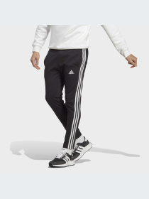 Штани Adidas Essentials Single Jersey Tapered Open Hem 3-Stripes Sportswear модель IC0044 Фото