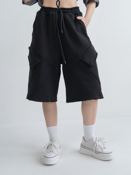 Повсякденні шорти IJ модель shorts-petlya-black Фото