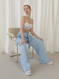 Брюки палаццо IJ модель palazzo-blue Фото