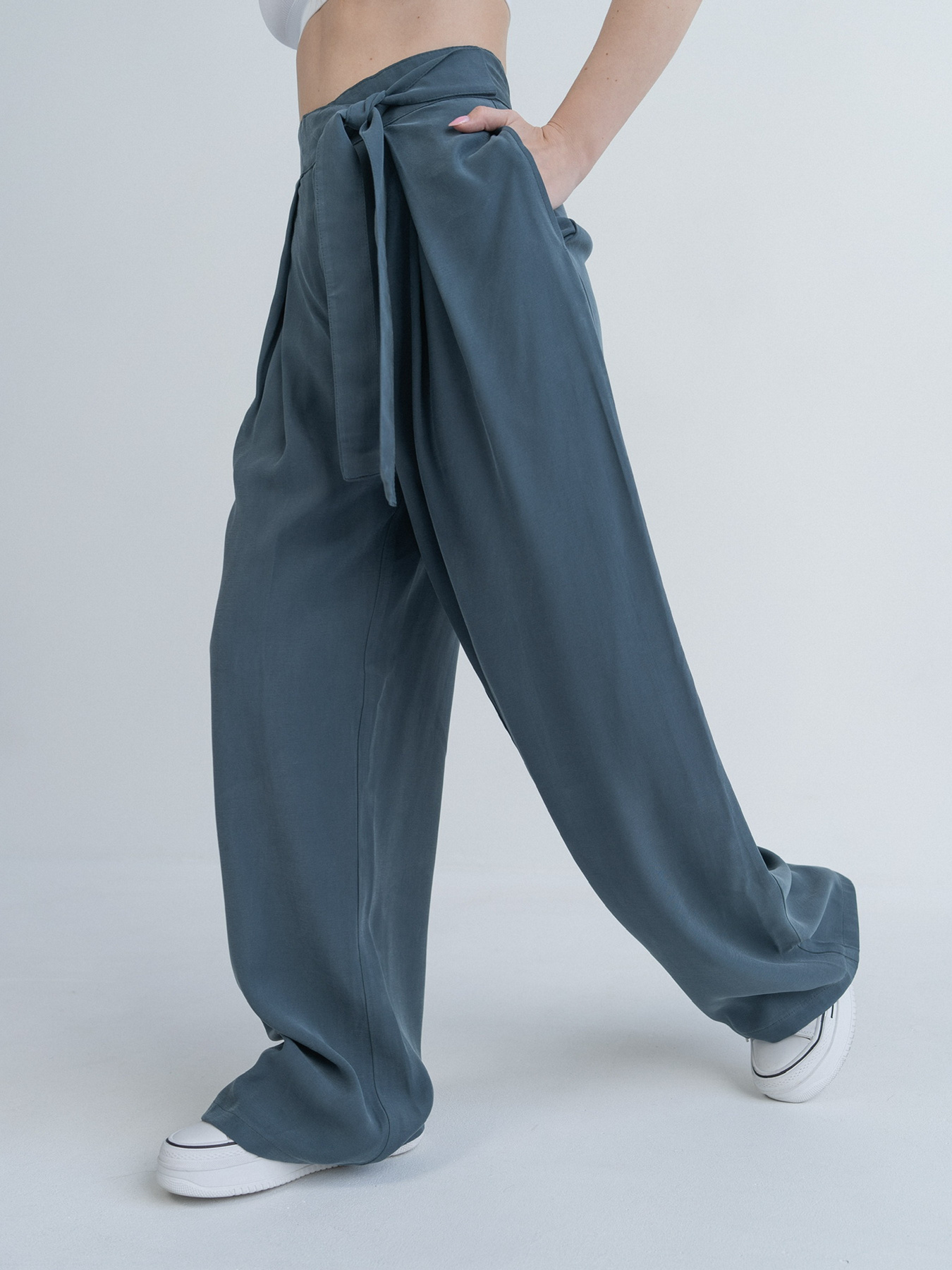 Палаццо IJ модель palazzo-grayblue Палаццо IJ модель palazzo-grayblue Фото