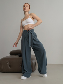 Палаццо IJ модель palazzo-grayblue Палаццо IJ модель palazzo-grayblue Фото