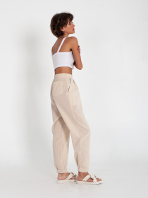 Повсякденні штани IJ модель lipuchki-linen-bej Повсякденні штани IJ модель lipuchki-linen-bej Фото