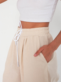 Повсякденні штани IJ модель lipuchki-linen-bej Повсякденні штани IJ модель lipuchki-linen-bej Фото