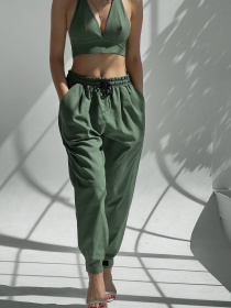 Штани повсякденні IJ модель lipuchki-linen-haki Фото