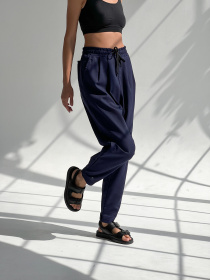 Брюки повседневные IJ модель lipuchki-linen-navi Фото