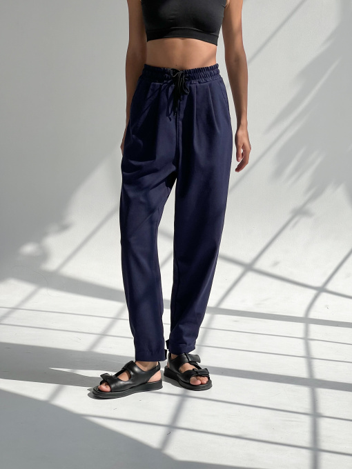 Повсякденні штани IJ модель lipuchki-linen-navi Фото