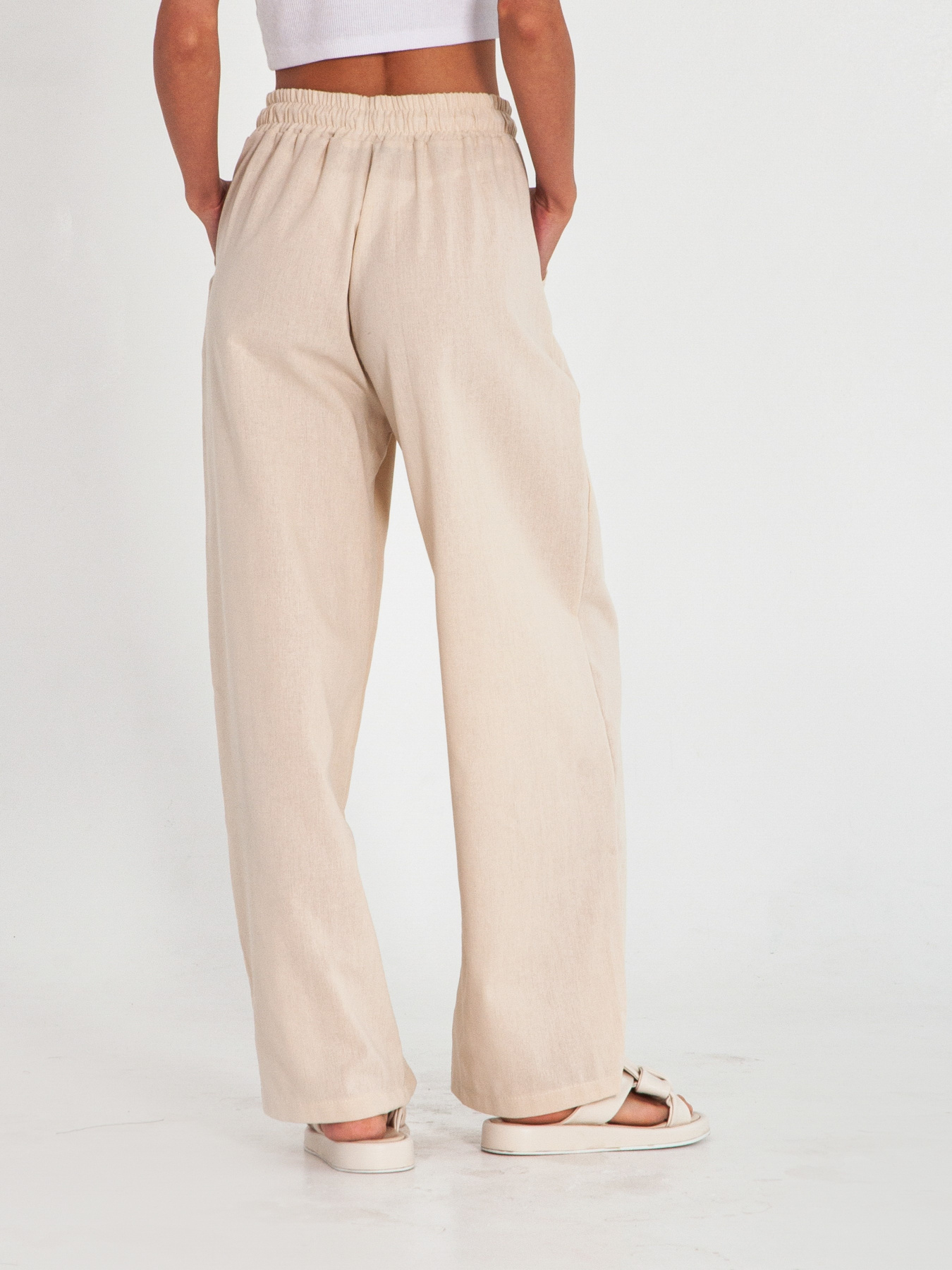 Палаццо IJ модель wide-linen-bej Фото