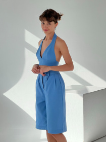 Топ IJ модель bra-linen-blue Топ IJ модель bra-linen-blue Фото