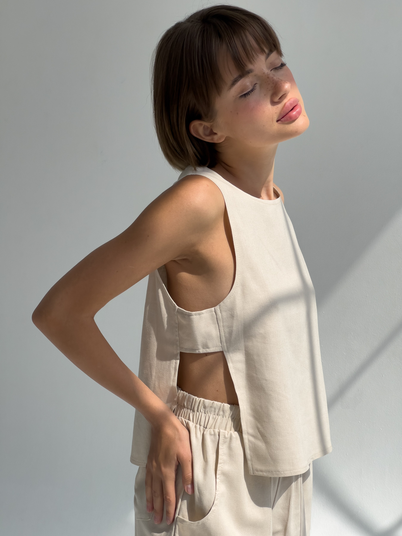 Майка IJ модель top-smuzki-bej Фото