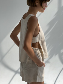 Майка IJ модель top-smuzki-bej Фото