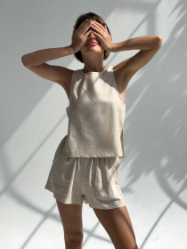 Майка IJ модель top-smuzki-bej Майка IJ модель top-smuzki-bej Фото