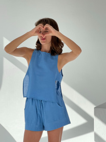 Майка IJ модель top-smuzki-blue Майка IJ модель top-smuzki-blue Фото