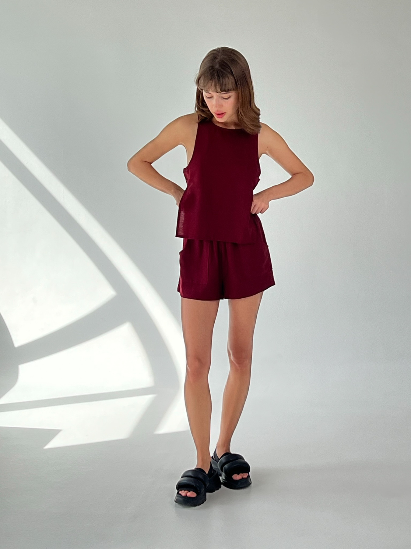 Майка IJ модель top-smuzki-bordo Фото