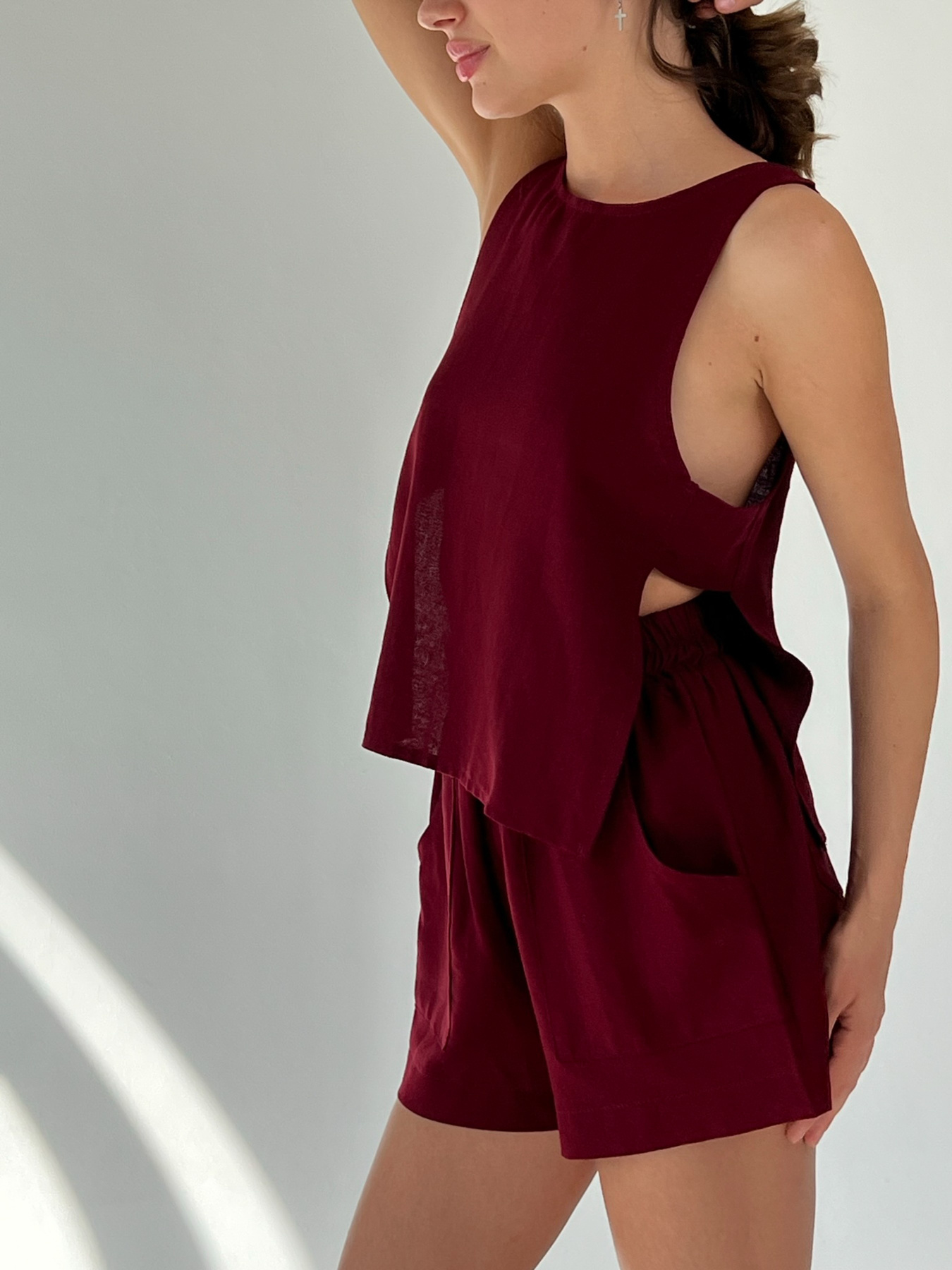 Майка IJ модель top-smuzki-bordo Фото