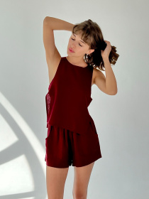 Майка IJ модель top-smuzki-bordo Фото