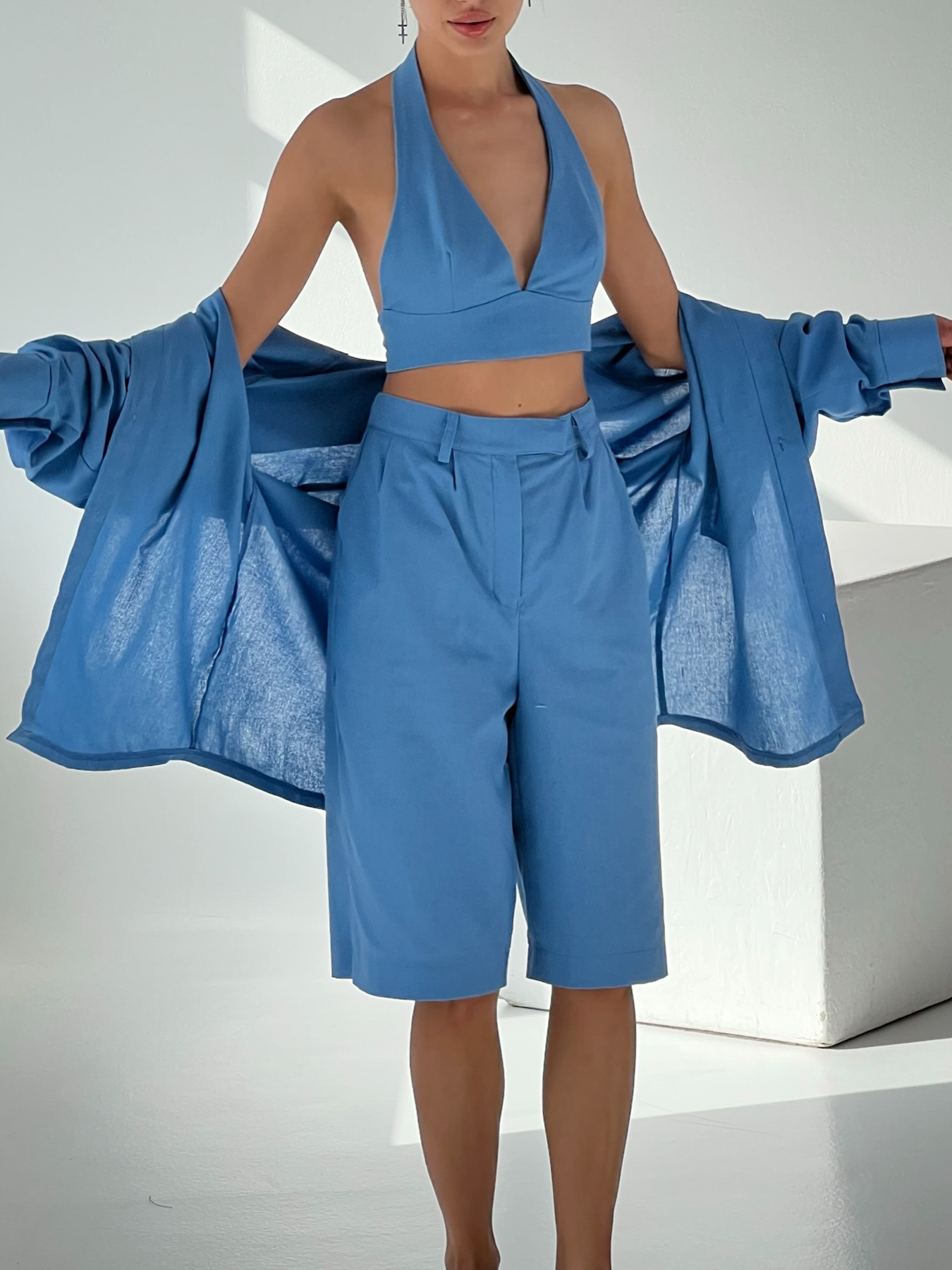 Повсякденні шорти IJ модель bermudi-blue Фото