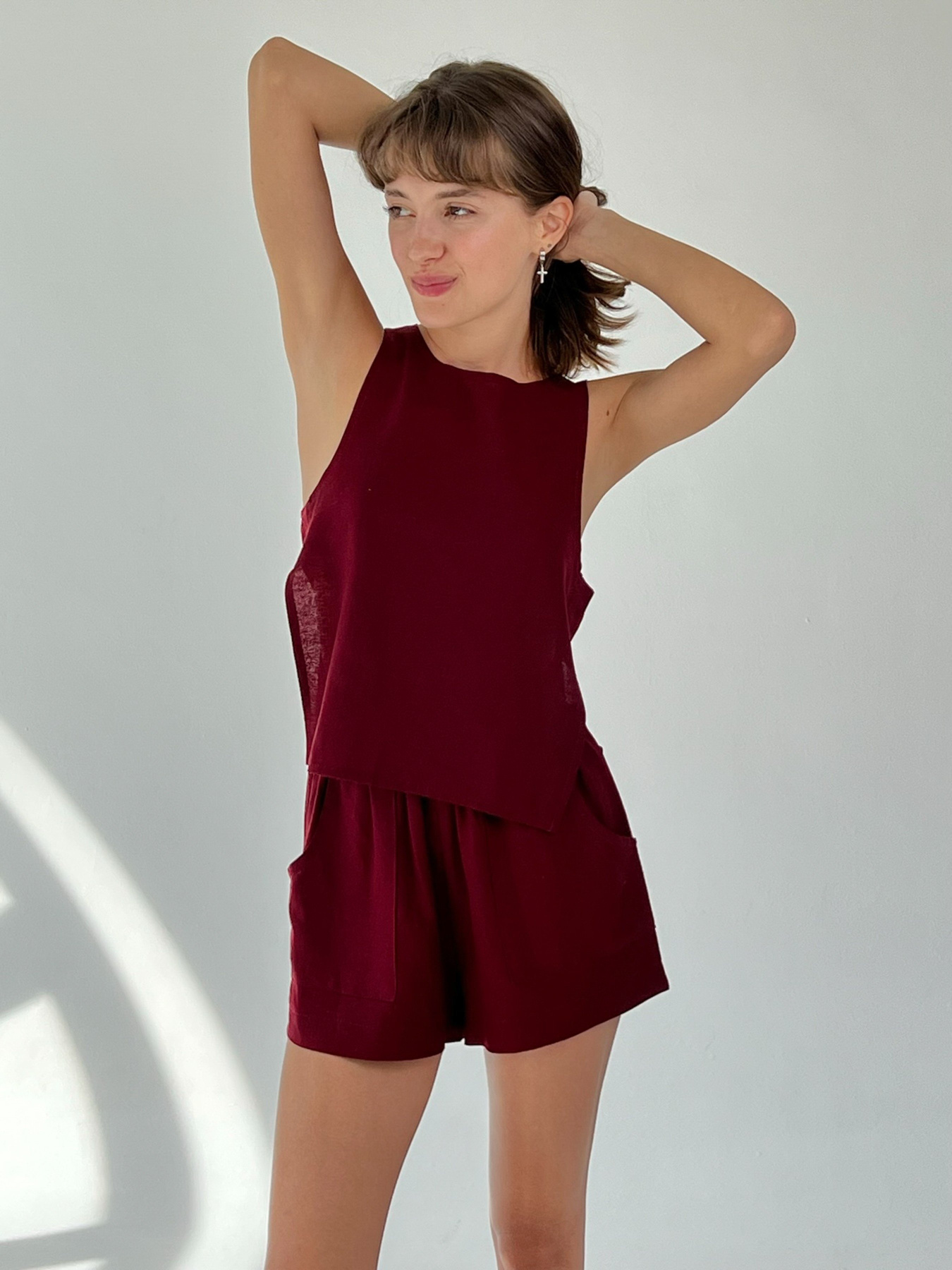 Шорти IJ модель short-1905-bordo Фото