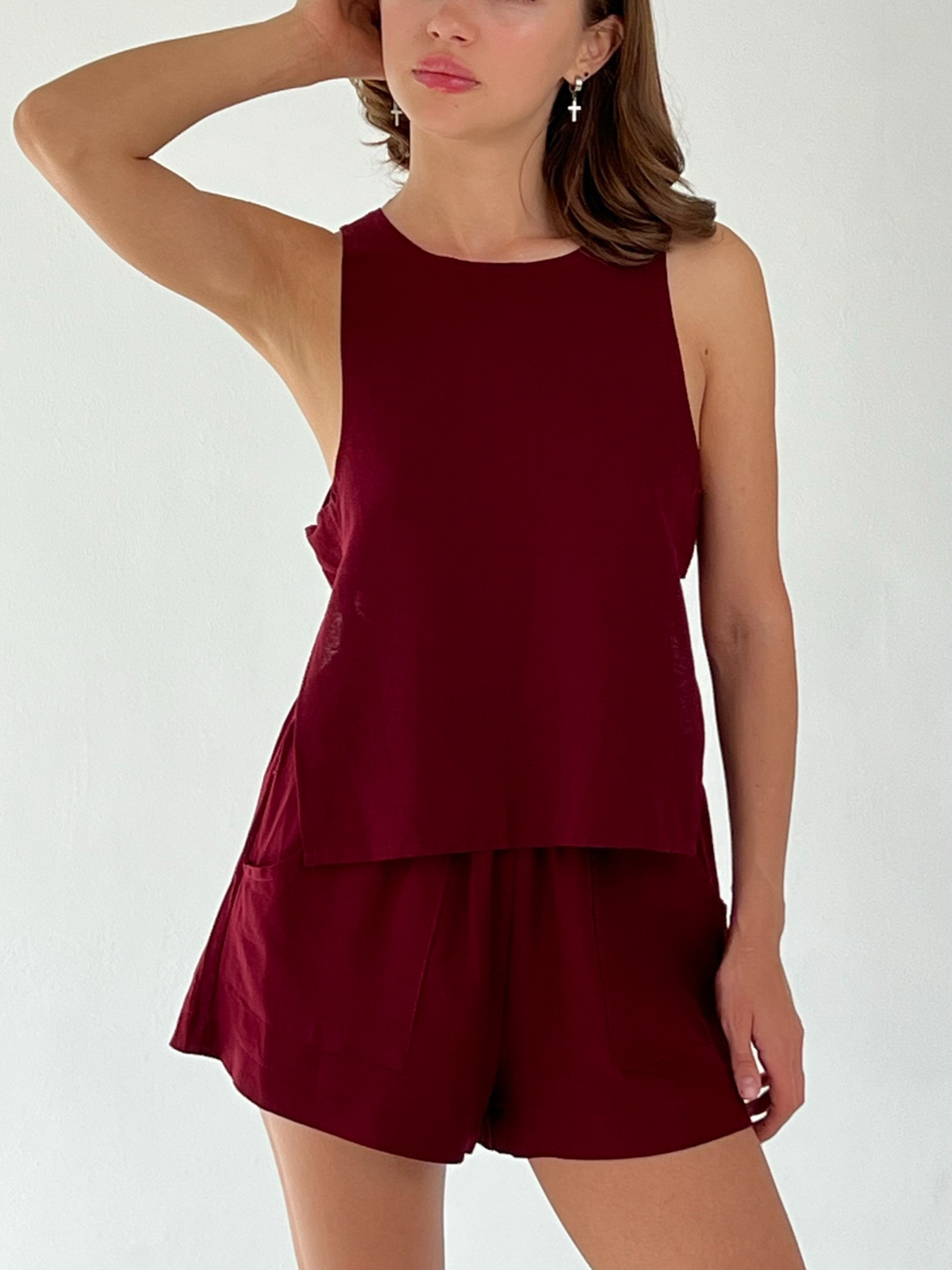 Шорти IJ модель short-1905-bordo Фото