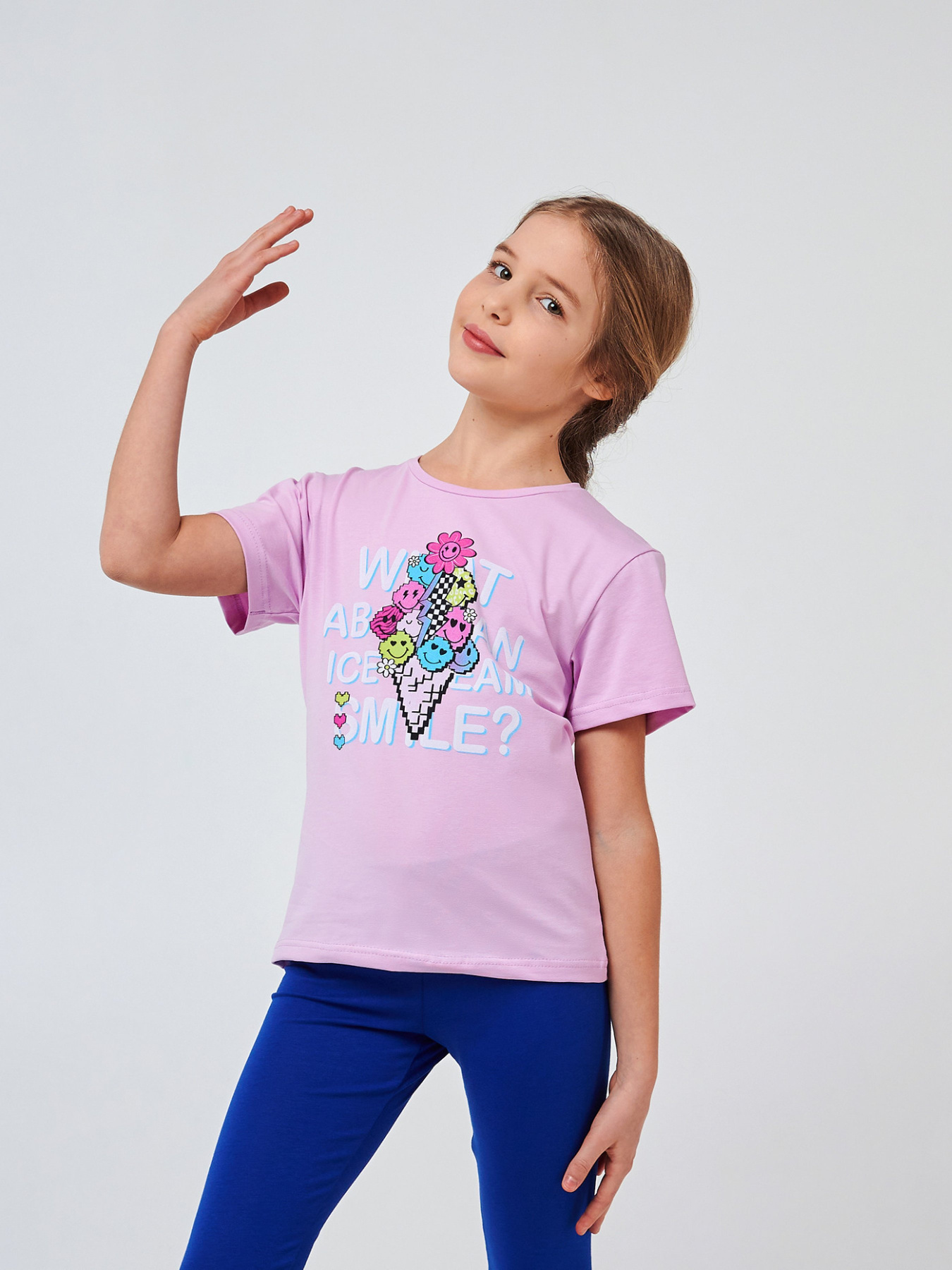 Футболка SMIL модель smil_110745-lilovyj Фото