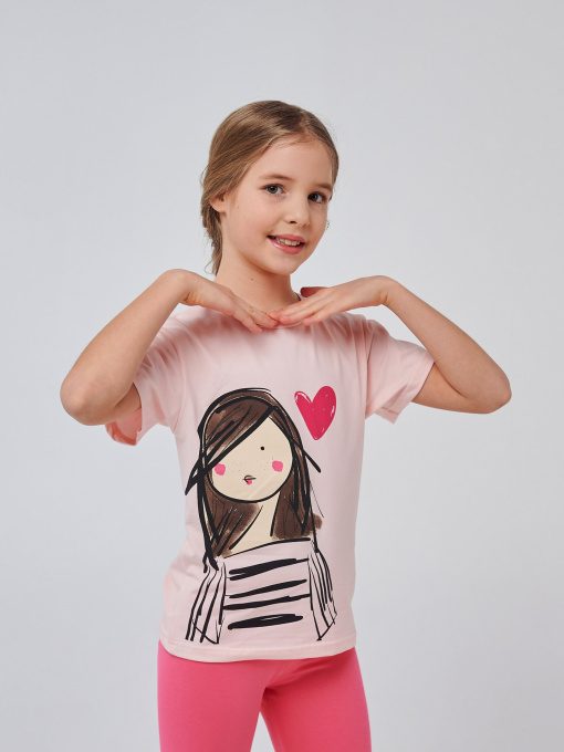 Футболка SMIL модель smil_110745-rozovyj-persik Фото