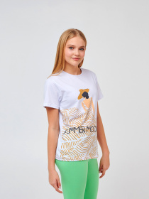 Футболка SMIL модель smil_110746-belyj Фото