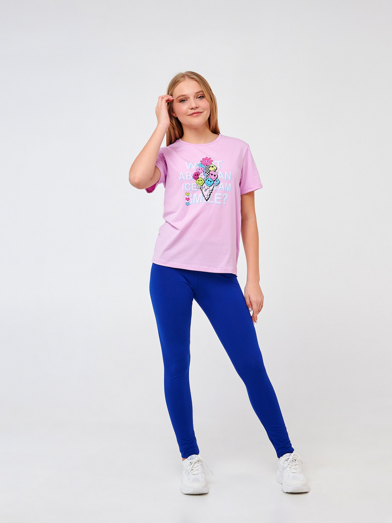 Футболка SMIL модель smil_110746-lilovyj Фото