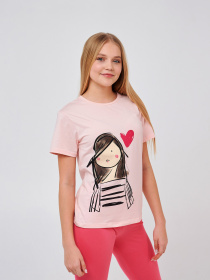 Футболка SMIL модель smil_110746-rozovyj-persik Фото
