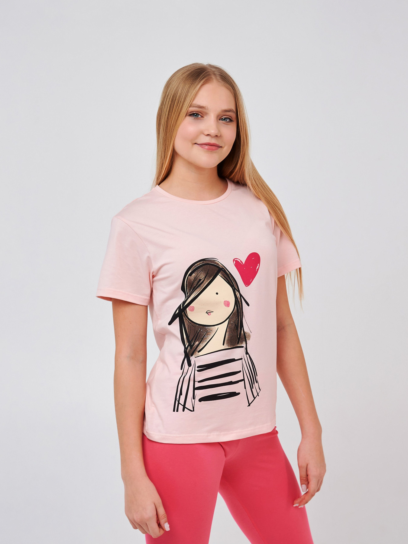 Футболка SMIL модель smil_110746-rozovyj-persik Фото