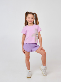 Повседневные шорты SMIL модель smil_112434-sirenevyj Повседневные шорты SMIL модель smil_112434-sirenevyj Фото