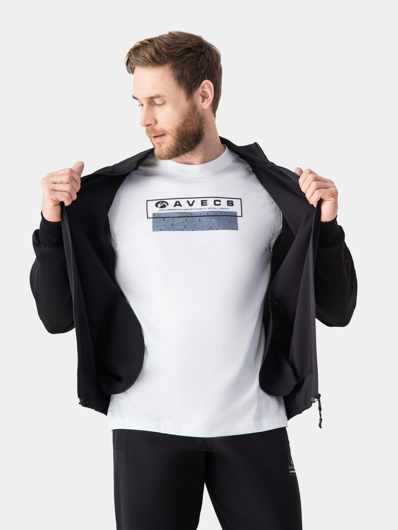 Спортивна кофта AVECS модель 50399-1 Спортивна кофта AVECS модель 50399-1 Фото