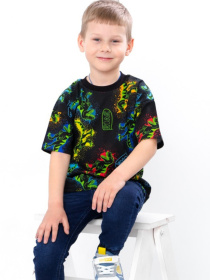 Футболка Носи своє модель 6414-002-4-dinozavri-na-chornomu Фото