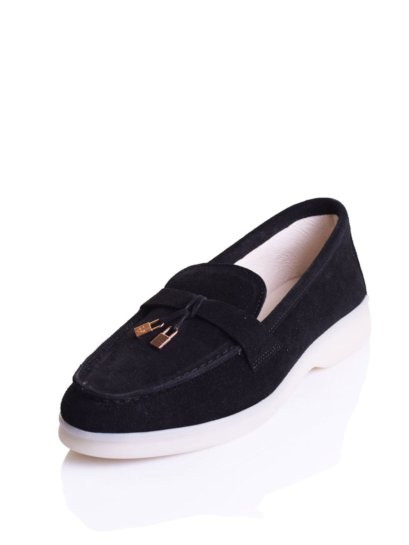 Лоферы Derisan модель LP-ST-black Фото