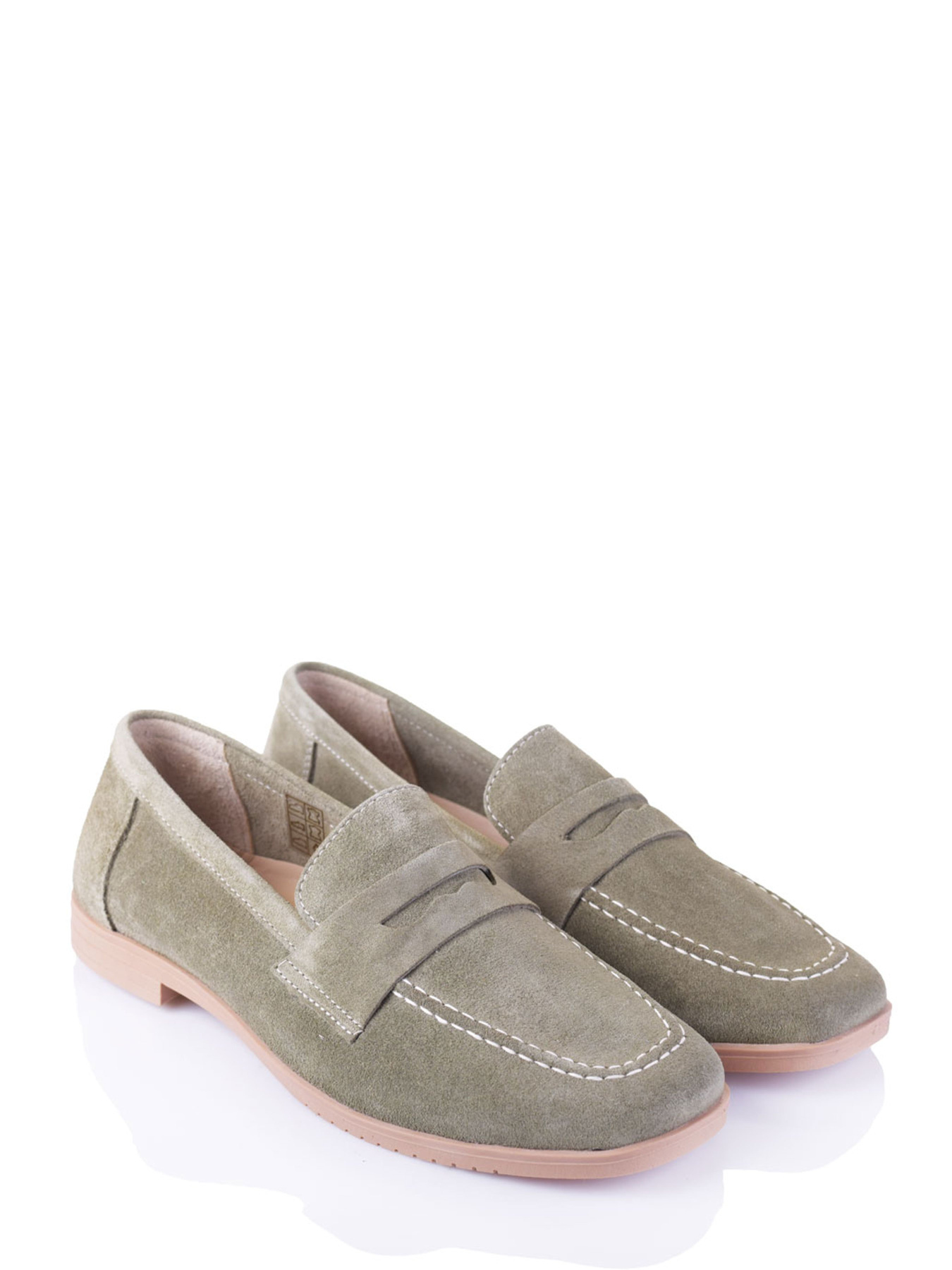 Лоферы Derisan модель 0701-010-2106S-khaki Фото