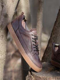 Кеды низкие Legessy модель LEEDS_COFFEE Фото