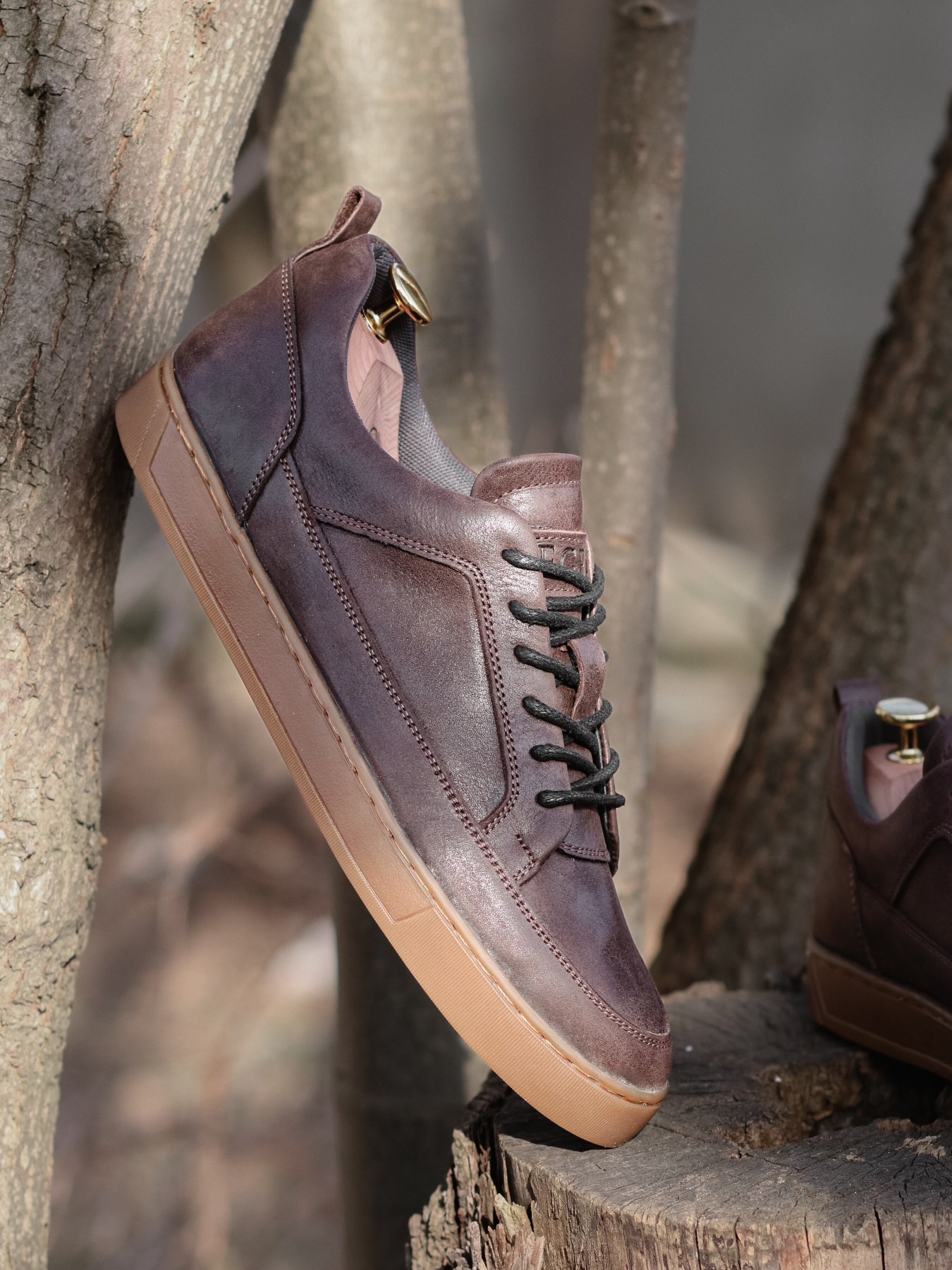 Кеды низкие Legessy модель LEEDS_COFFEE Фото