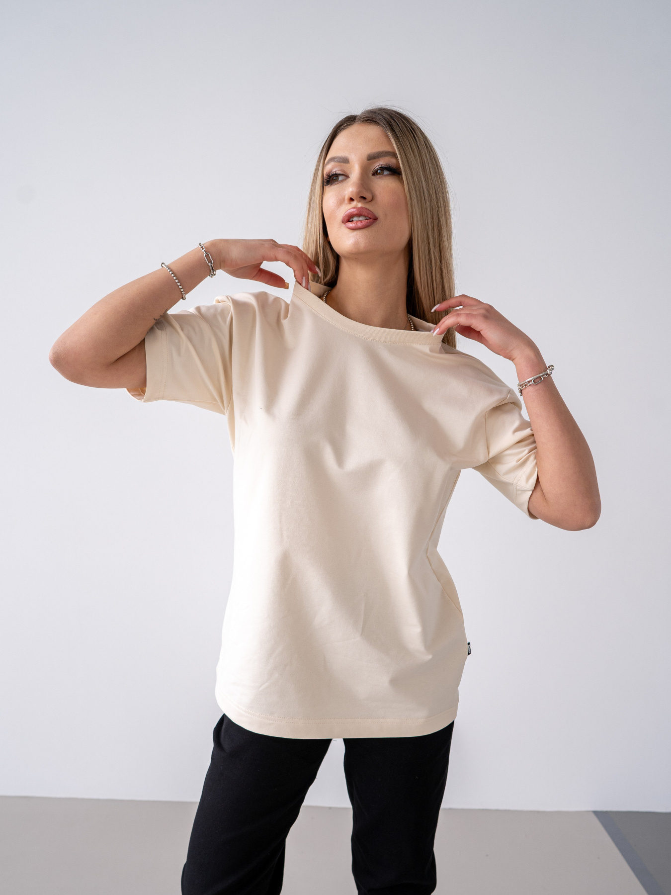 Футболка TeamV Oversize модель 770-3 Фото