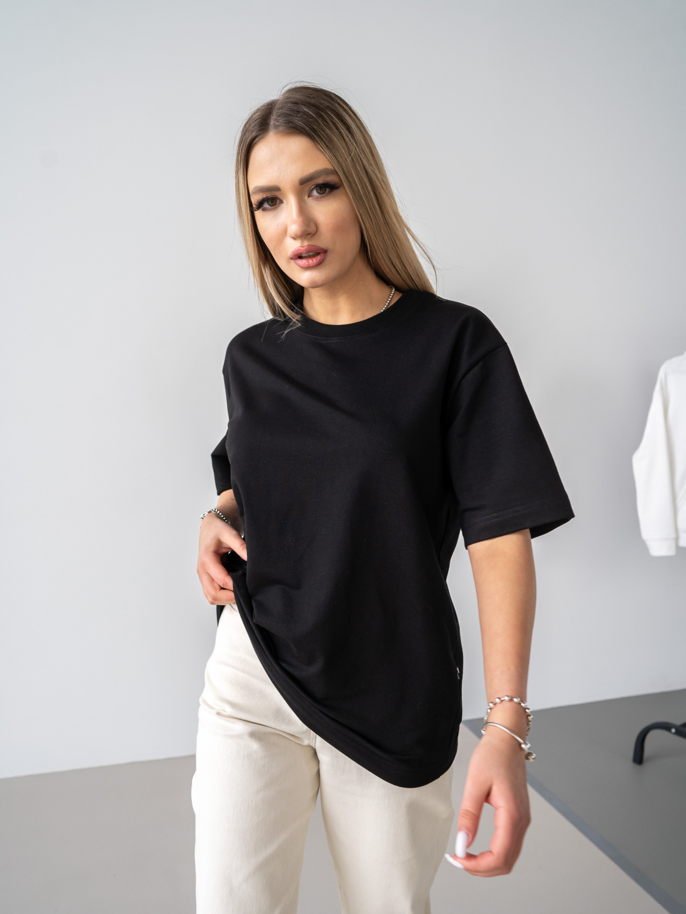 Футболка TeamV Oversize модель 770-3 Фото