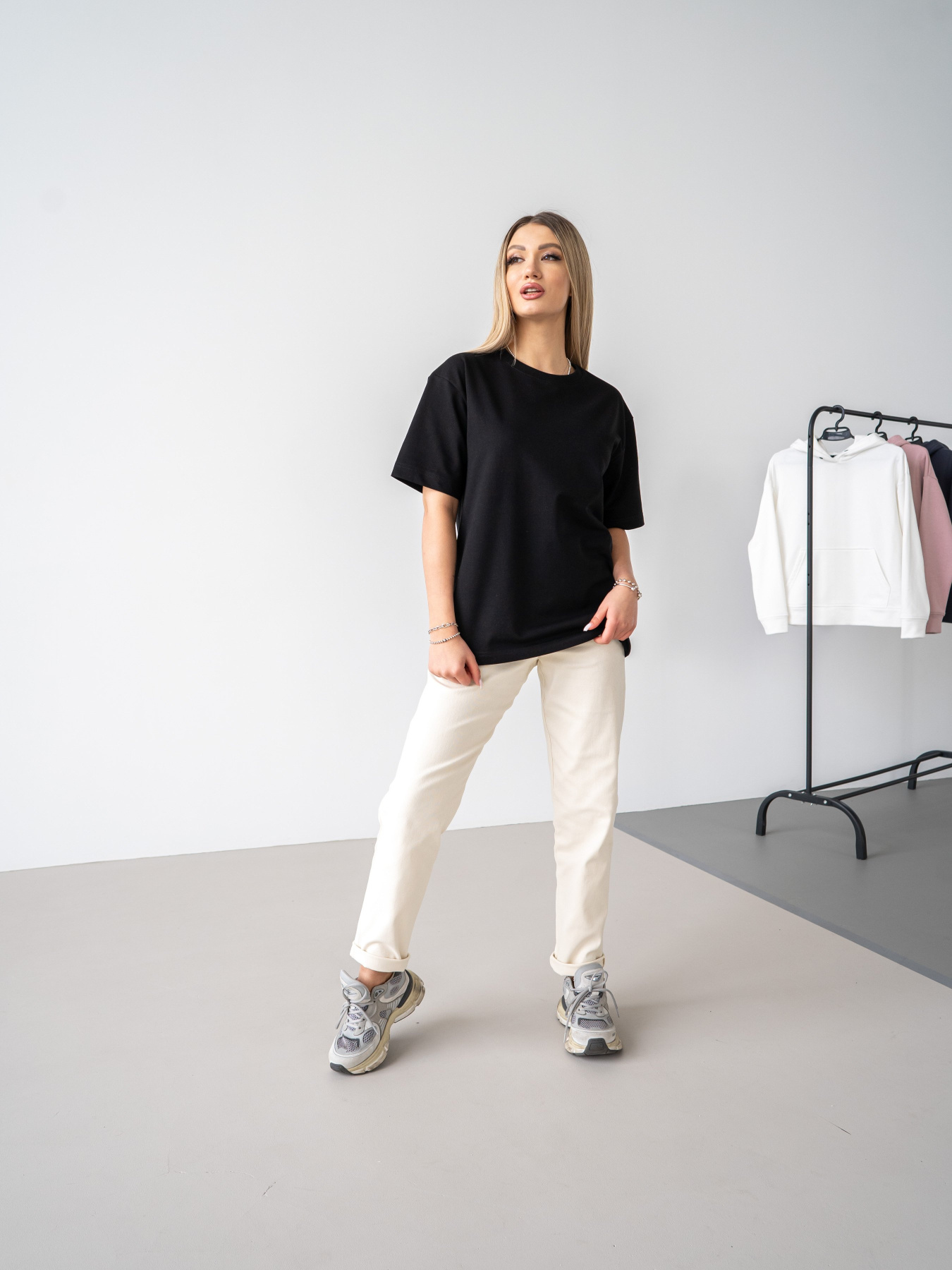 Футболка TeamV Oversize модель 770-3 Фото