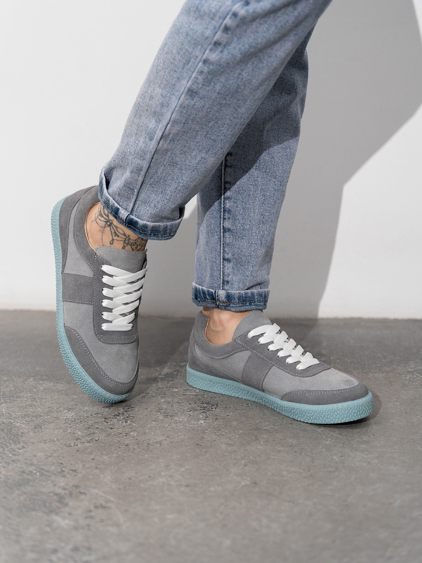 Кеди низькі ISSA Plus модель OB2-438_серый Фото