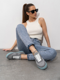 Кеди низькі ISSA Plus модель OB2-438_серый Фото