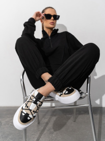 Кеди низькі ISSA Plus модель OB2-441_белый_бежевый Фото