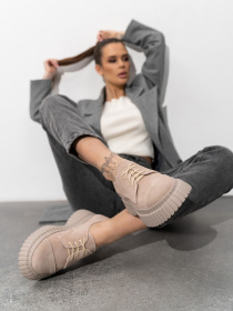 Броги ISSA Plus модель OB2-428_бежевый Фото