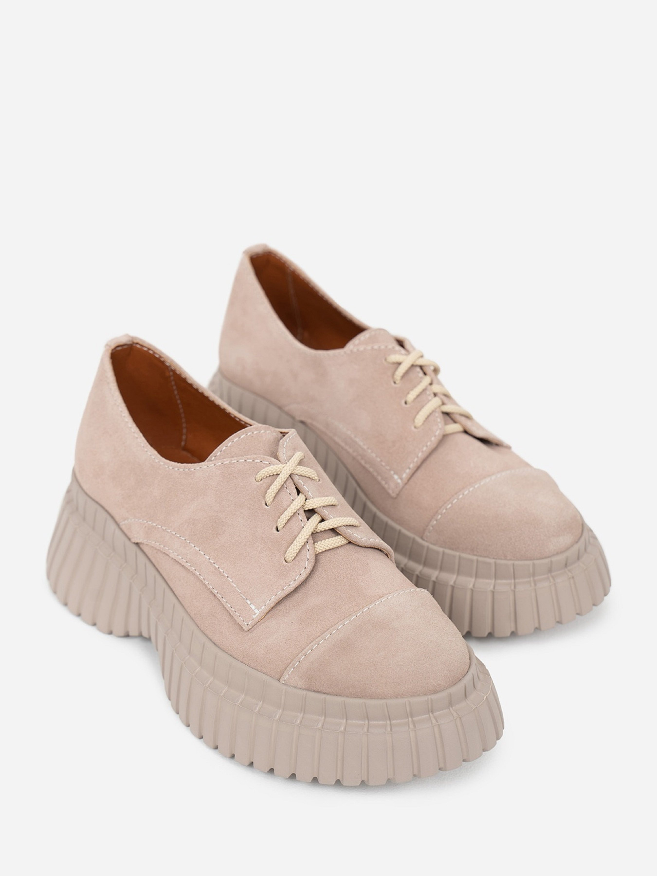 Броги ISSA Plus модель OB2-428_бежевый Фото