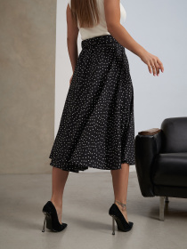 Спідниця міді ISSA Plus модель 14470_черный Фото