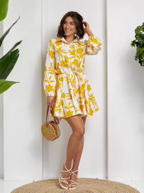 Платье мини ISSA Plus модель 14523_белый Фото